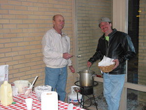 Frying Hush Puppies